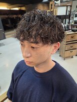 グロウ 博多店(growth) 博多メンズ波巻きスパイラルパーマ