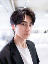 エフエム 明大前(FM)&nbsp;MEN’SHAIR×リバースセンターパート/フェザーパーマ/メンズ