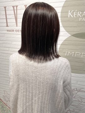 ヘアーデザイン ビビッド(HAIR DESIGN VIVID) 外はねボブ/ボブ/大人ハイライト/ハイライト/白髪ぼかし