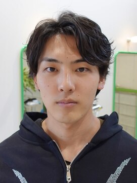 ディッセンバー 伊勢崎(December) メンズ/センターパート/似合わせカット／ニュアンスパーマ