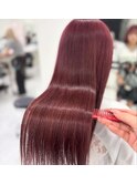 艶髪透明感ヘアブリーチなし表参道青山外苑前