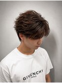 【Ryo】フェザーパーマブラウンカラー