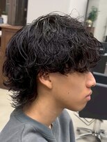 メンズサロン ノード 栄(men’s salon NODE)&nbsp;シャドウパーマ栄レイヤーマッシュウルフスタイル