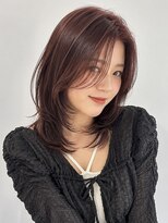 ルトワプラス(Lutowa plus)&nbsp;赤みブラウンの顔まわりレイヤー