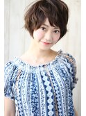 ショート×ナチュラルパーマ