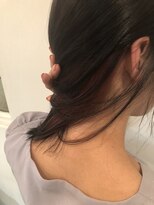 パティオンツー(PATIONN2)&nbsp;バイオレットピンクグレージュのおしゃれインナーカラー☆☆