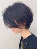 立体感あるワンカールパーマ×多毛・絶壁解消×くびれショート◎