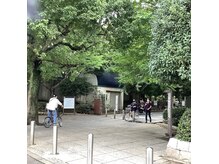 アローヘアー 光が丘店(Arrow Hair)の雰囲気（夏の雲公園を出てすぐです）