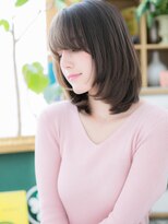 カバーヘア ブリス 上尾西口店(COVER HAIR bliss) ■斜めバングハイライトで小顔大人ボブ107-2★上尾20代30代40代