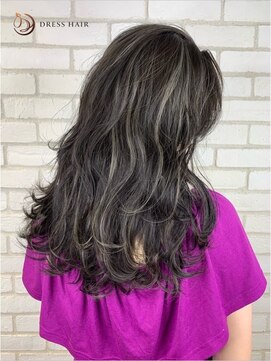 ドレスヘア(DRESS HAIR) ハイライト☆ゆる巻きナチュラルカール