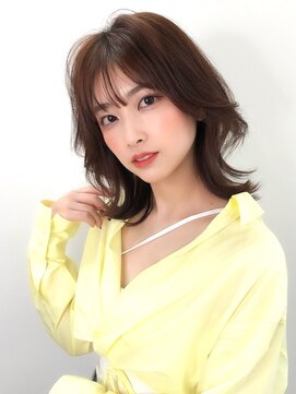 アリュウル 表参道(ALLURE) 可愛いのに大人っぽい韓国くびれミディアムレイヤー