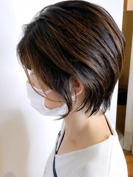 オーバルヘアー ルポ(OVAL hair repos) 大人カッコいいショートスタイル