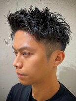 ビンゴ(BINGO)&nbsp;ba352ダークグレージュ束感バーバースタイルモテ髪2wayバング