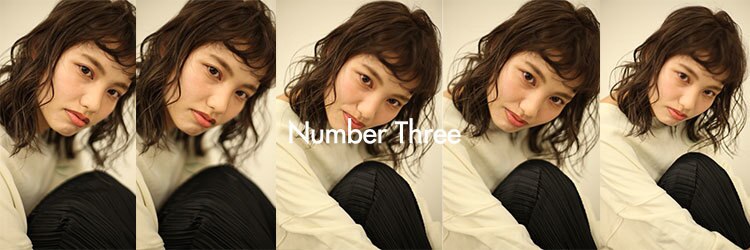 ナンバースリーヘアーラウンジ 溝の口本店(Number Three)のサロンヘッダー