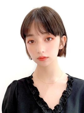 マティエ 銀座(Matie) ボブウルフ外国人風カラーオリーブグレージュ透明感20代30代40代