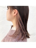 アジールヘア 東上野店(agir hair)&nbsp;インナーカラーピンクイヤリングカラーインナーカラー【上野】