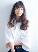 【UNIX港北店】ニュアンスレイヤーウェーブ#イヤリングカラー
