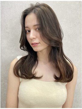 ロンド クラン 岡崎(Lond Clan) 顔まわりレイヤー 小顔 韓国風くびれヘア