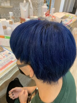 ハグエヴェック(HUG AVEC) ブルー/ブルーカラー