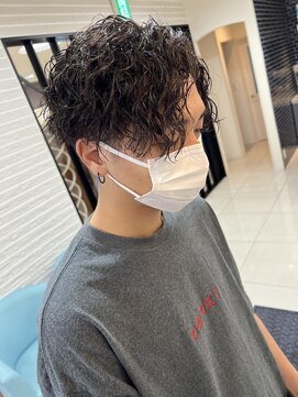 アールモンドヘア新世界 #メンズパーマ#ツイストスパイラル