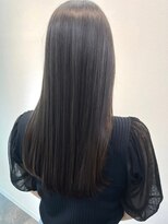 フュー 新小岩(few.)&nbsp;黒髪/グレーベージュ/レイヤーロング/前髪パーマ[新小岩駅]