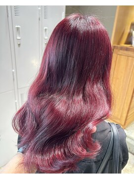 ナチュラル ヘアーデザイニング(Natural hair designing) ブリーチ無しで作る＊暖色カラー