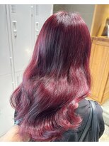 ナチュラル ヘアーデザイニング(Natural hair designing) ブリーチ無しで作る＊暖色カラー