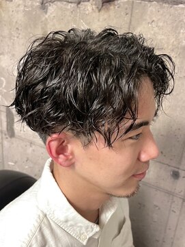 メンズココ 清澄白河店(MENS COCO) センターパートツイストスパイラルパーマ刈り上げツイストパーマ