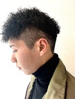 ミクマル(micmal)&nbsp;ツイストスパイラルパーマツイスパパーマメンズ刈り上げショート