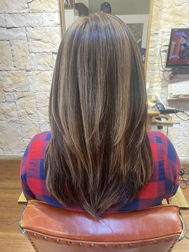 サロン ド ラクサージュ(salon de Luxage) 太めハイライト