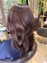 オーガニックサロン フェイス 梅田店(organic salon face)&nbsp;ふわモコウルフ×暖色系ツヤカラー