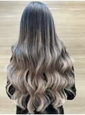 デザインカラー　夏のヘアアレンジ