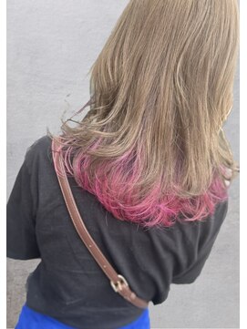 シエル(Ciel) インナーカラー☆ピンク×パープル