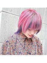 ジルバイジゼル(JILL by GiseL)&nbsp;中世ウルフ/メンズウルフ/ハイトーン/ダブルカラー/ホワイト