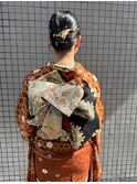 振袖着付けヘアセット