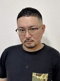 フェード×濡れパンクロップスタイル <理容室> <高松>