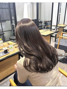 コビーバイジーナ 梅田茶屋町(Coby by Zina) ラベンダーグレージュ＊艶感カラー【hina】