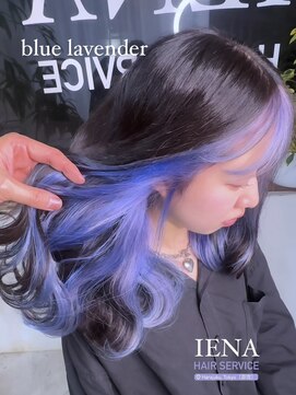 イエナ 渋谷(IENA) デザインカラーケアブリーチダブルカラーパープルラベンダー
