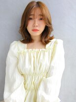 ソヨン 岡山店(SOYON) 薄めバング×キュートくびれロブ