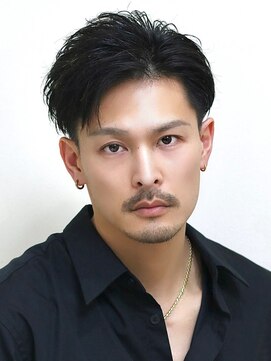 ベーア メロー(Bar mellow) 刈り上げツーブロックかき上げショート