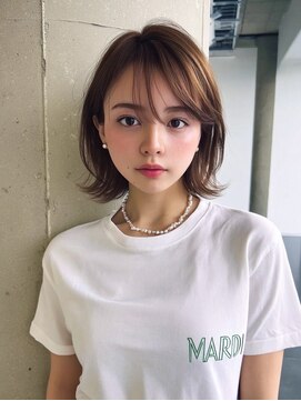 ライリー(riley) rileyワンカール外はねレイヤーロブ