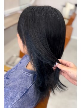 アイル(I'LL) イヤリングカラー/インナーカラー/ネイビーブルー/ブルー