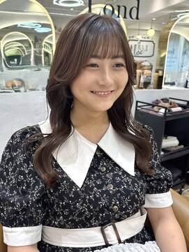 ロンドプランタン 恵比寿(Lond Printemps) ラベンダーミルクティー/暗めカラー/レイヤーカット/韓国/恵比寿