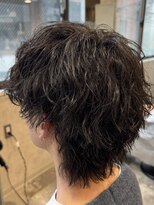 ハッシュタグネイビー 仙台駅前店(#NAVY) 波巻きウルフツイスパウルフ仙台美容室シャドウパーマ仙台波巻き