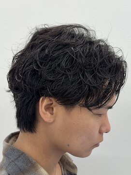 ビカムメンズヘアー 栄店(become men's hair) ルーズパーマ/センターパート/大人男パーマ/名古屋