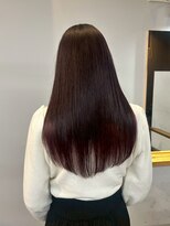 ヌープヘアーアイス(NUUP.hair ici)&nbsp;【透明感】深みバイオレットの上品艶ミディスタイル◎