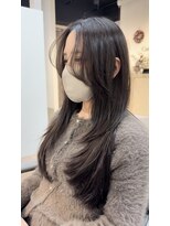 カラ フクオカ 天神(Cara FUKUOKA)&nbsp;レイヤーカット&モカブラウン★福岡レイヤーカット