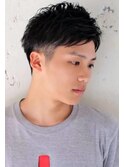 ツーブロックショート