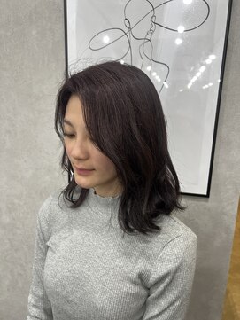 プライズ 所沢プロぺ通り店(prize) 暗めラベンダーカラー ブリーチカラー 所沢