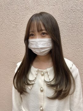 トリコ 柏(tricot) ブリーチなしベージュ／レイヤーカット